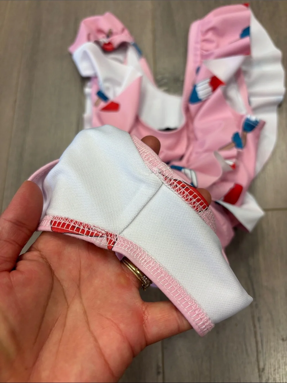 Lola + The Boys Popsicle One-Piece Swimsuit